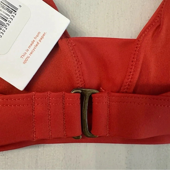 Andie The Tahiti Top Swimwear in Chili Pepper with Adjustable Straps Size M NWT - Picture 8 of 9